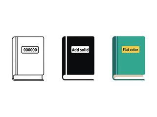 Three different style book illustrations