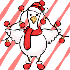 Christmas Silly Goose