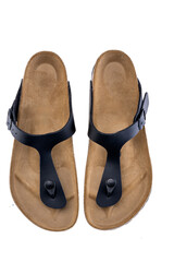Comfort Footbed Sandals with Cork Sole &ndash; Minimalist Summer Footwear