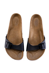 Comfort Footbed Sandals with Cork Sole – Minimalist Summer Footwear
