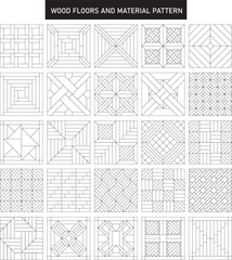 wood floor and materail seamless patten line for design.