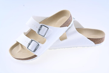 Comfort Footbed Sandals with Cork Sole &ndash; Minimalist Summer Footwear