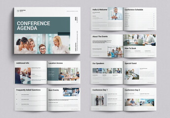 Conference Agenda Template Landscape