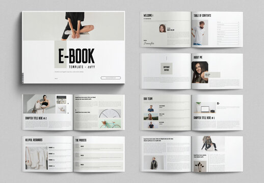 Ebook Template Landscape