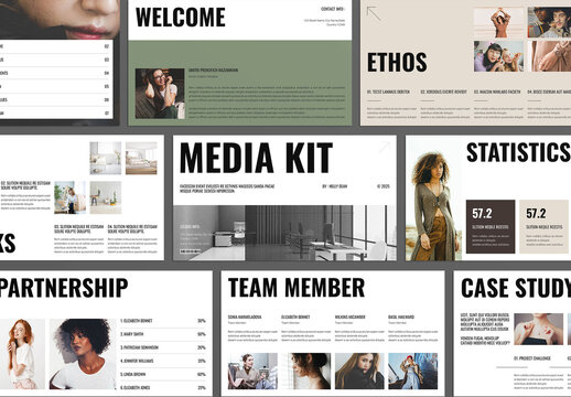 Media Kit Presentation Template
