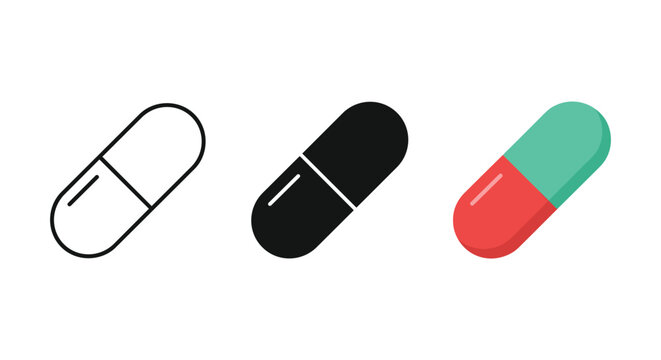 Various pills and capsules for medical use