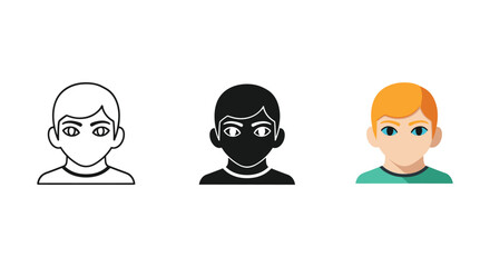 Diverse cartoon characters illustration