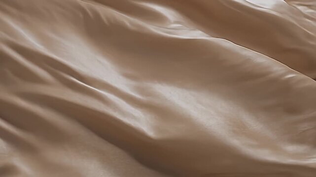 Elegant Beige Fabric Waves - A Seamless Motion Background.