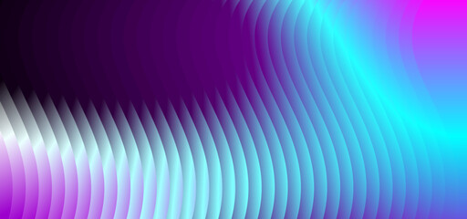 Obraz premium Elegant wavy illustration featuring a smooth blend of violet and turquoise colors, ideal for artistic presentations, creative backgrounds, and wallpapers
