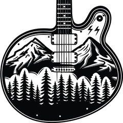 Fototapeta premium rock guitar