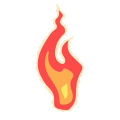 Fire Paper Illustration