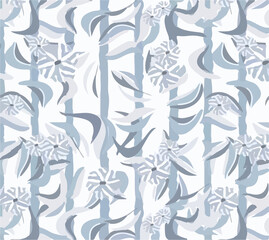 seamless pattern with leaves