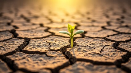 Hope and Growth Concept in Dry Land Environment