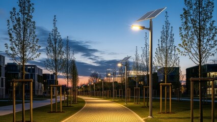 Smart Street Lighting with Solar Energy at Night
