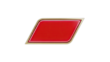 Red and Gold Emblem on White Background