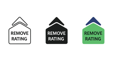 Remove rating icon set for user interface