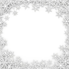 雪の結晶のフレーム