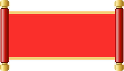 Chinese Scroll Banner