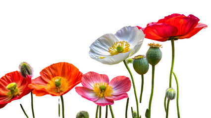 red poppy flowers