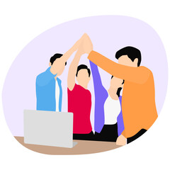 Team Collaboration Illustration