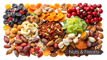 nuts and dried fruits