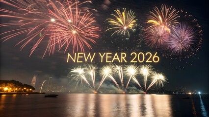 New Year 2026 Fireworks Celebration