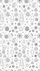 seamless pattern with fruits