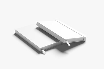 Blank notebook for mockup - 3D Illustration
