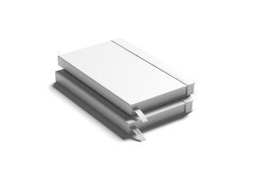 Blank notebook for mockup - 3D Illustration