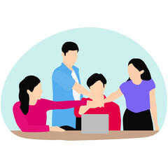 Team Collaboration Illustration