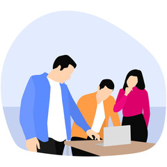 Team Collaboration Illustration