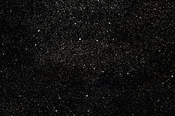 Space star shape sky night background, black starry cosmos abstract pattern dark blue science, textile cosmic galaxy astronomy decoration fantasy wallpaper landscape.