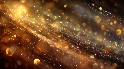 Abstract golden glitter background