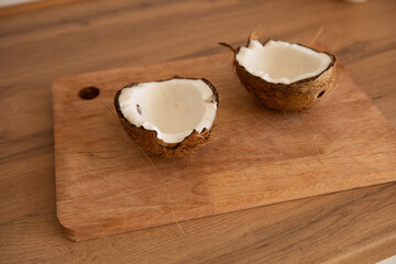 coconut on the board