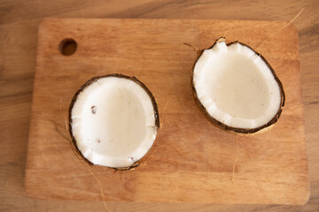 coconut on the board