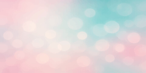 Obraz premium Abstract colorful bokeh background featuring defocused holiday christmas lights, creating a bright, soft, and glowing circle pattern