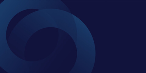 Abstract blue glowing geometric lines on dark blue background. Modern shiny blue circle lines pattern. Futuristic technology concept.eps10.