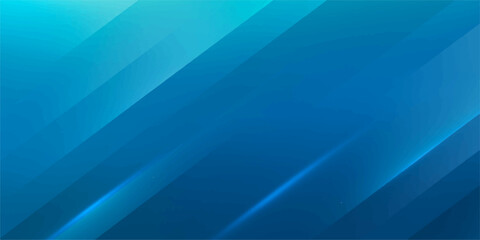 Obraz premium Blue abstract background with flowing wave lines and light gradient color vector illustration pattern design