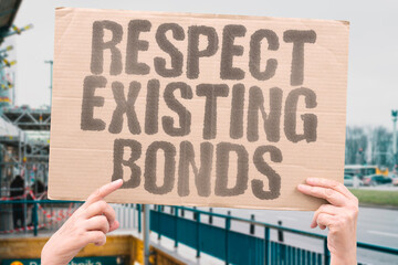 "Respect Existing Bonds" Acknowledging relationships formed before yours. RESPECT. FAMILY. BOUNDARIES. UNDERSTANDING. MATURITY.