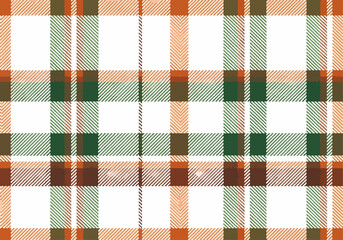 Seamless red and white gingham plaid pattern featuring a vintage checkered fabric texture for a geometric tablecloth backdrop and textile material design