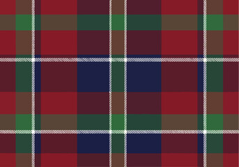 Seamless vector design featuring a colorful tartan plaid fabric pattern with a vintage geometric checkered texture and pink and green cloth tiles for a mosaic wallpaper backdrop