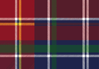 colorful plaid fabric texture