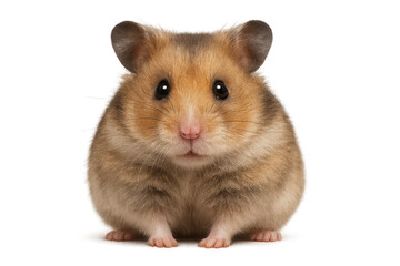 Cute hamster rodent portrait on a transparent background photograph