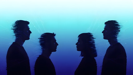 Digital Lens Anxiety. Perfect for: Lifestyle education, mental health blogs