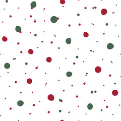 Minimalist seamless pattern featuring tiny scattered pink and red dots on a bright white background perfect for modern textile design wallpaper scrapbooking and digital paper projects