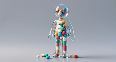 3D illustration of sleep apnea, soft palate blocking the airway high quality render photorealistic detailed anatomy biology healthcare medical concept science visualization