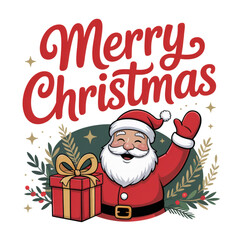 santa claus with gifts