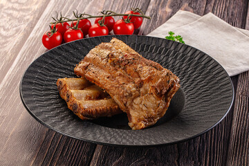 Steamed pork ribs with spices