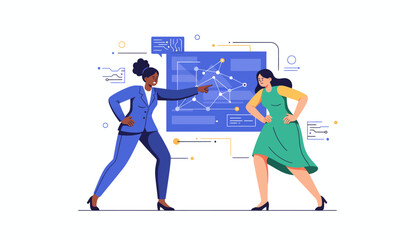 Professional Women in Conflict: Data Analysis Dispute