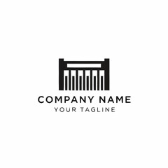 Modern Abstract Logo Design Representing Music or Sound Waves.